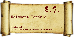 Reichert Terézia névjegykártya
